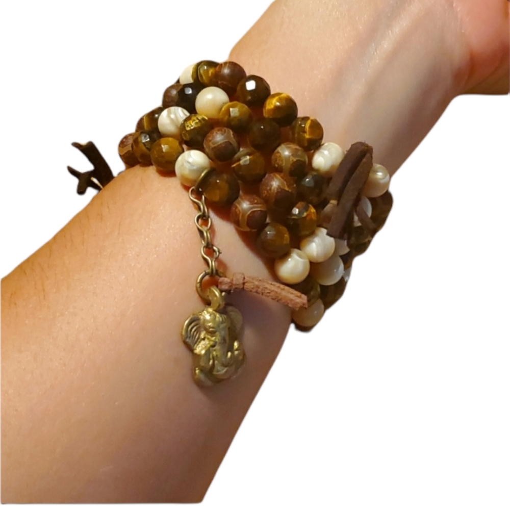 Sequin Bracelet Brown